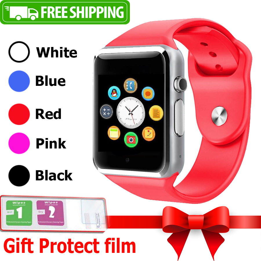 bluetooth smart wrist watch a1 gsm phone for android samsung iphone man women